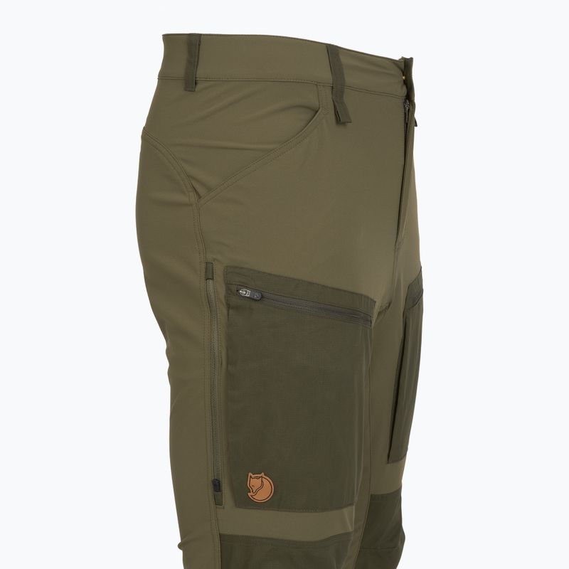 Pantaloni de trekking pentru bărbați Fjällräven Keb Agile laurel green/deep forest 3