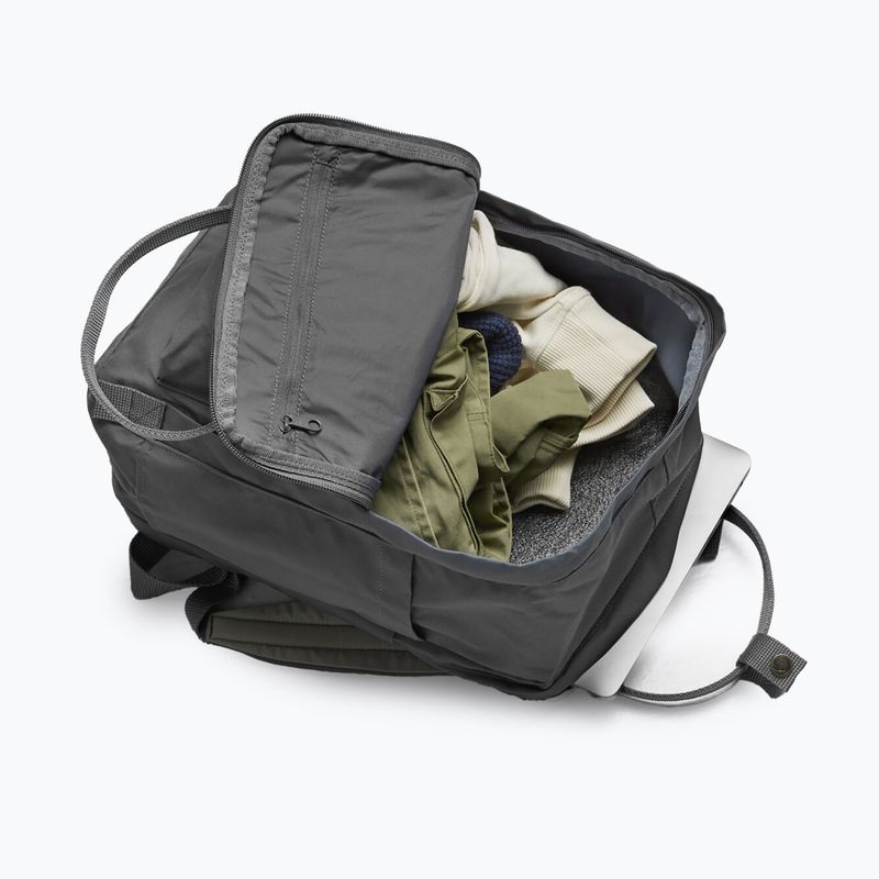 Rucsac de oraș Fjällräven Kanken Laptop 13" 13 l super grey 4