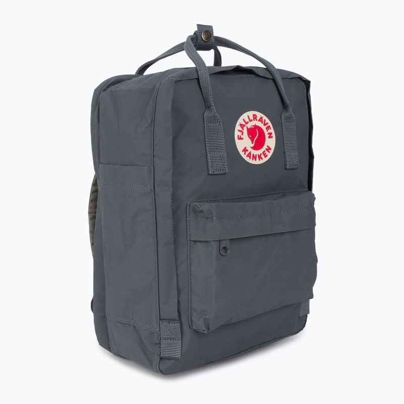 Fjällräven Kanken rucsac pentru laptop 15  gri închis F23524 3