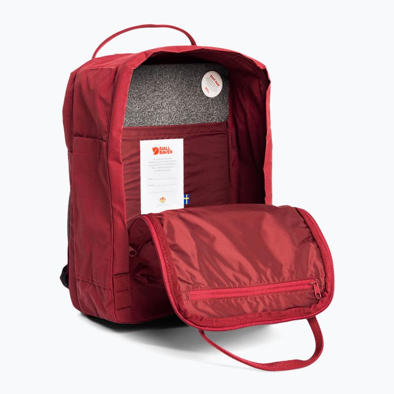 Fjällräven Kanken Kanken Laptop 15" rucsac pentru drumeții 326 burgundy F23524 4