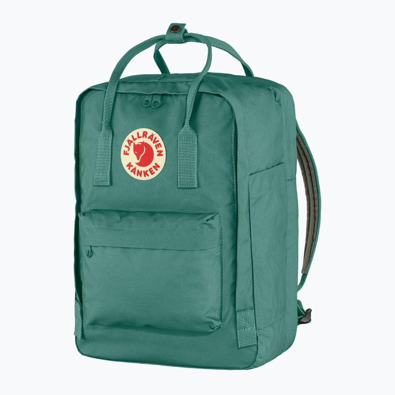 Fjällräven Kanken Kanken Laptop 15" rucsac de drumeție 664 verde înghețat F23524 5