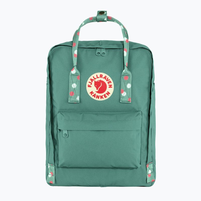 Rucsac turistic Fjällräven Kanken 16 l frost green/confetti pattern