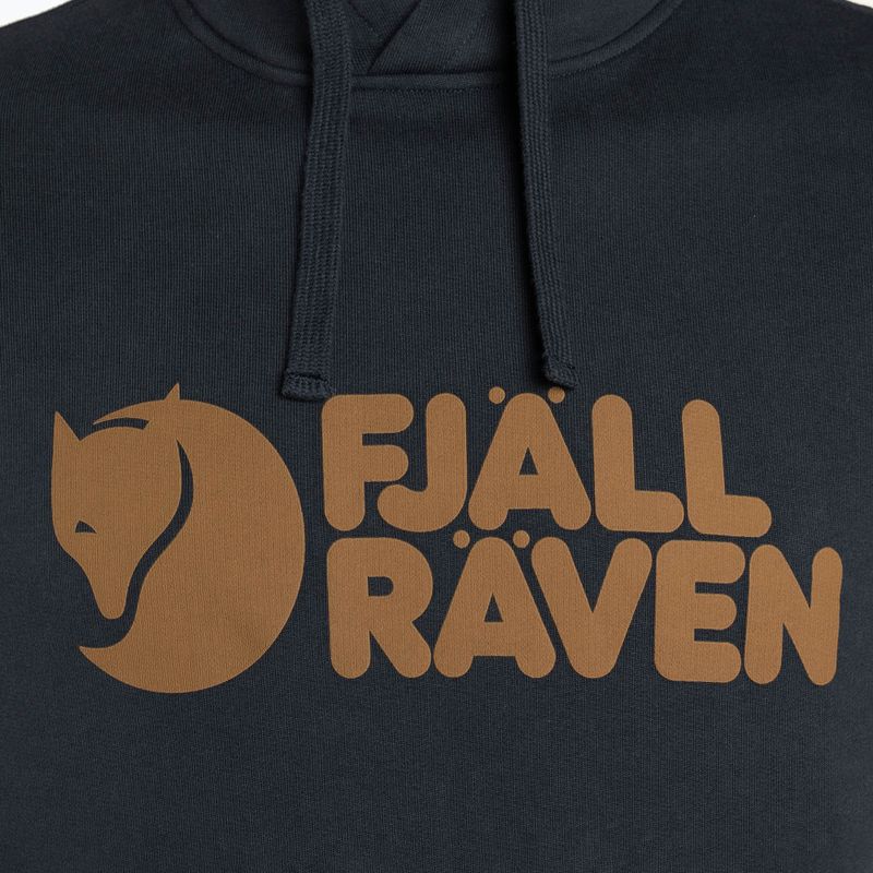 Hanorac cu glugă Fjällräven Logo pentru bărbați  albastru marin F84144 8
