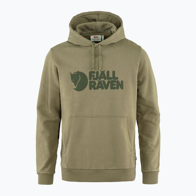 Hanorac de trekking pentru bărbați Fjällräven Logo Hoodie verde F84144