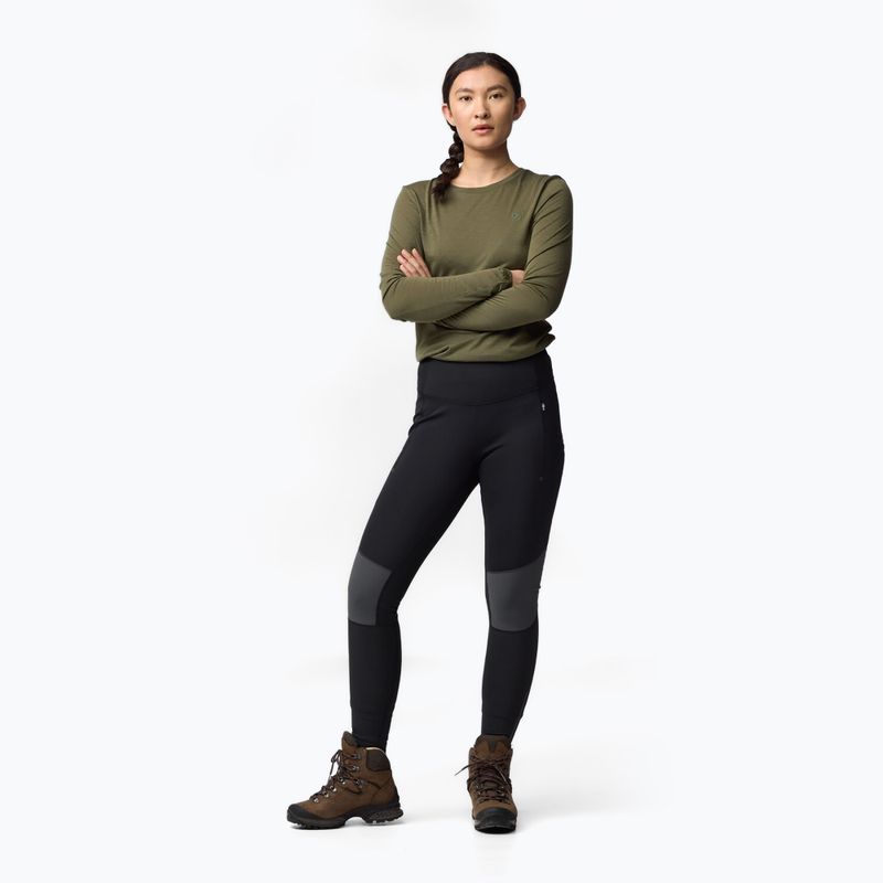 Colanți pentru femei Fjällräven Abisko Tights black/iron grey 2
