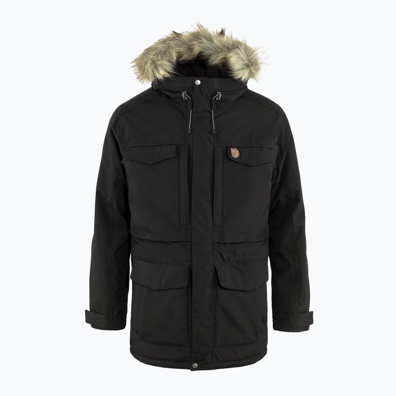 Bărbați Fjällräven Nuuk Parka jachetă în jos negru F86668 9