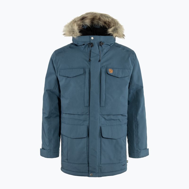 Geacă de iarnă pentru bărbați Fjällräven Nuuk Parka mountain blue