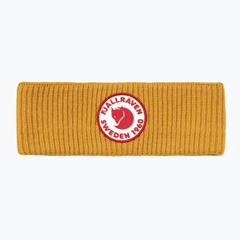 Bandană pentru cap Fjällräven 1960 Logo mustard yellow 2