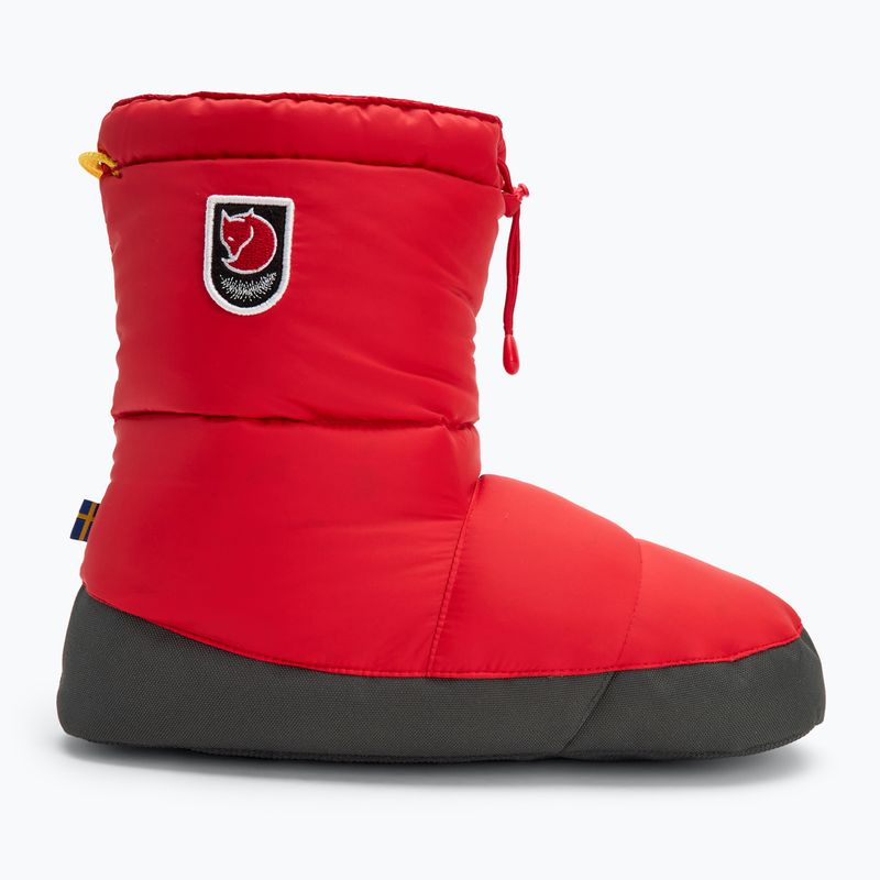 Papuci Fjällräven Expedition Down Booties true red 2