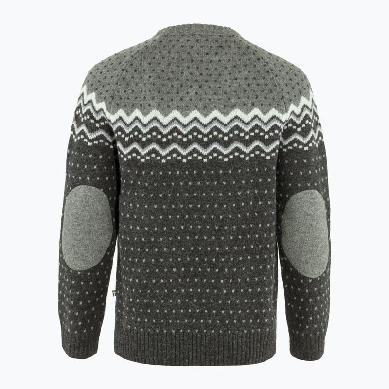 Pulover pentru bărbați Fjällräven Övik Knit Sweater dark grey/grey 2