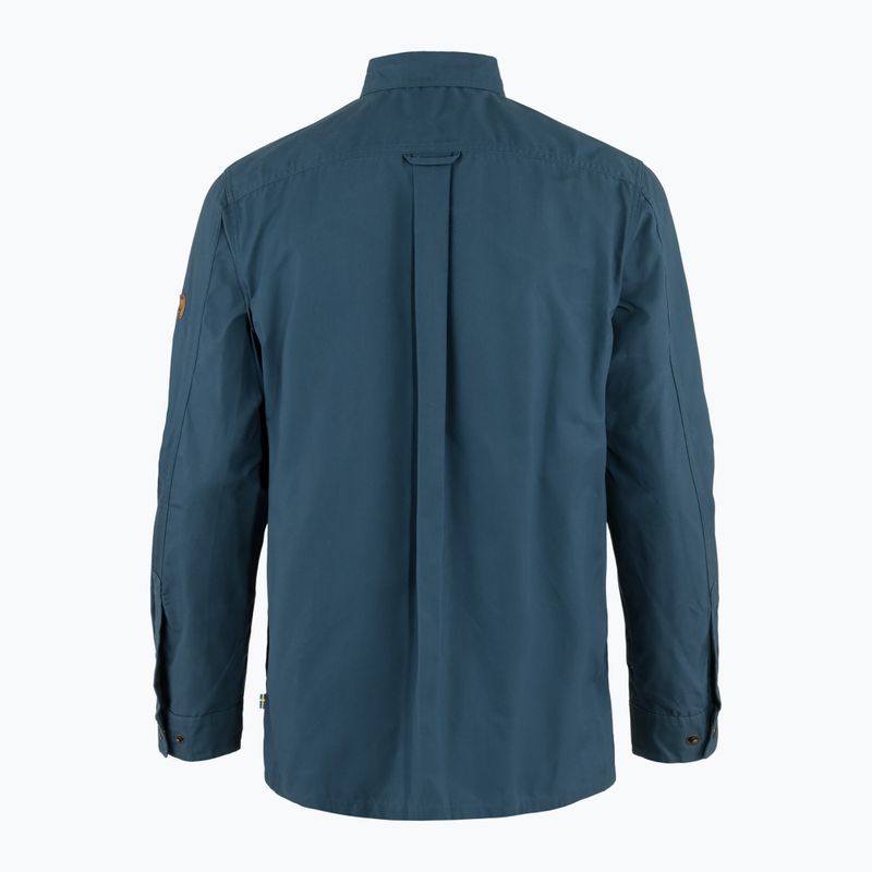 Tricou pentru bărbați Fjällräven Singi Overshirt indigo blue 2