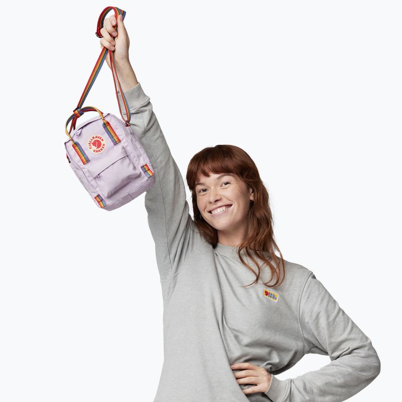 Borsetă Fjällräven Kanken Rainbow Sling 2,5 l pastel lavender/ rainbow 7