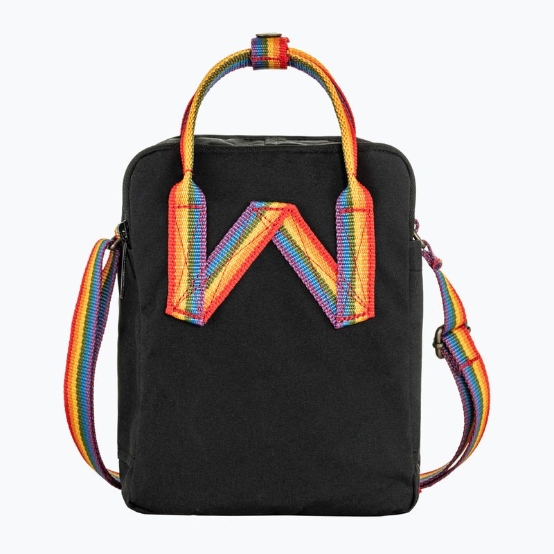 Borsetă Fjällräven Kanken Rainbow Sling 2,5 l black/rainbow pattern 3