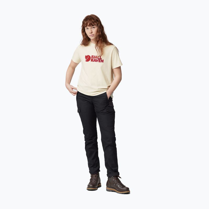 Tricou de trekking pentru femei Fjällräven Logo alb F87146