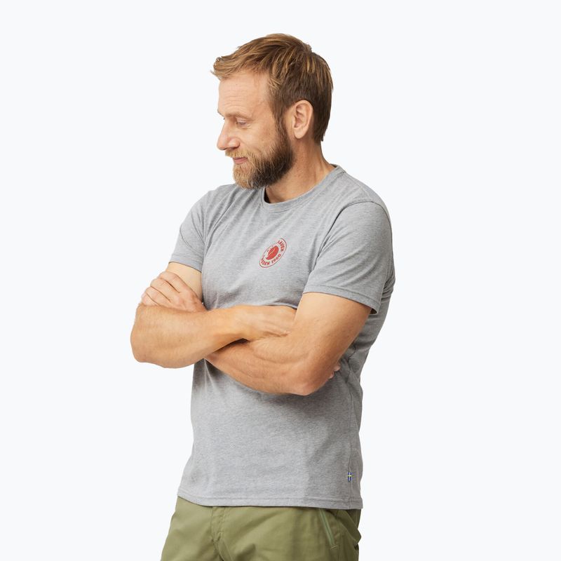 Tricou pentru bărbați  Fjällräven 1960 Logo grey/melange 4