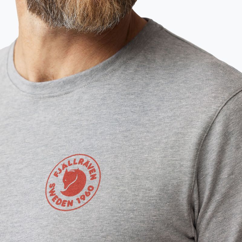 Tricou pentru bărbați  Fjällräven 1960 Logo grey/melange 5