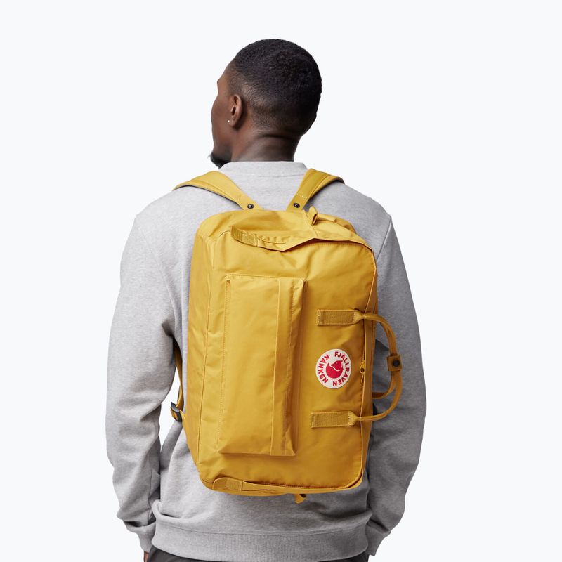 Fjällräven Kanken Weekender 160 sac de drumeție Fjällräven Kanken Weekender 160 ocru 10