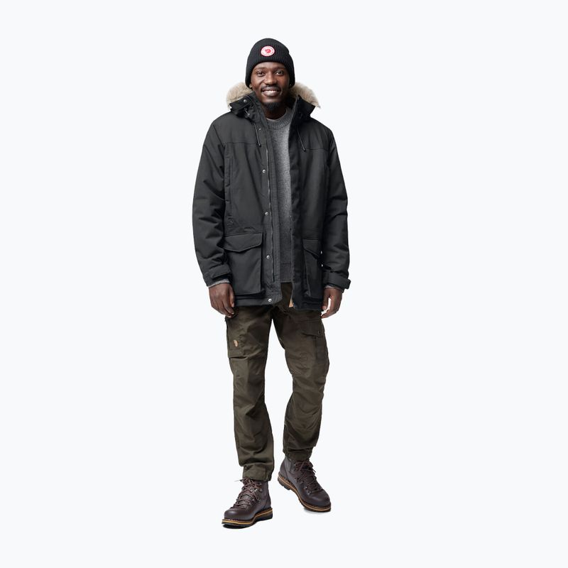 Jachetă de iarnă pentru bărbați Fjällräven Nuuk Lite Parka 550 negru 2