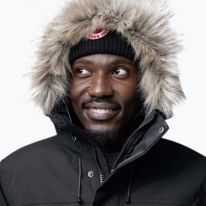 Jachetă de iarnă pentru bărbați Fjällräven Nuuk Lite Parka 550 negru 3