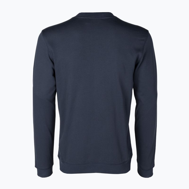 Pulover de trekking pentru bărbați Fjällräven 1960 Logo Badge Sweater 555 dark navy 2