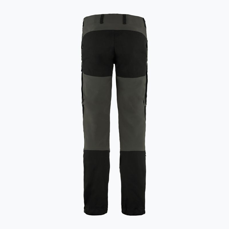 Pantaloni de trekking pentru bărbați Fjällräven Keb black/stone grey 2