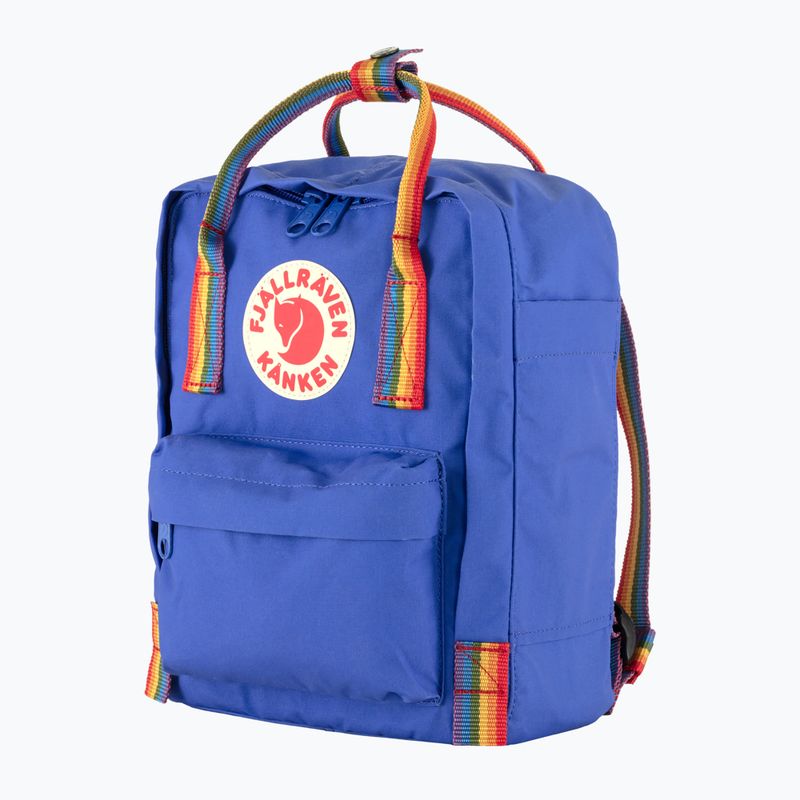 Rucsac de oraș  Fjällräven Kanken Rainbow Mini 7 l cobalt blue 2