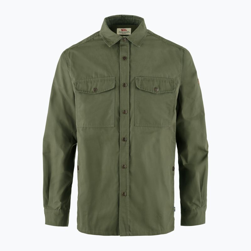 Tricou pentru bărbați Fjällräven Singi Overshirt laurel green