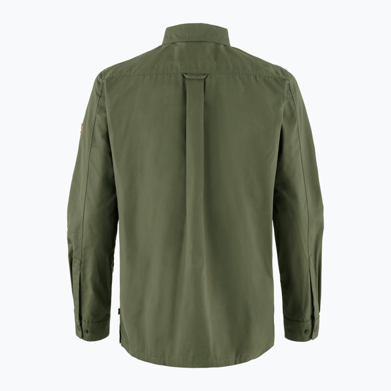 Tricou pentru bărbați Fjällräven Singi Overshirt laurel green 2