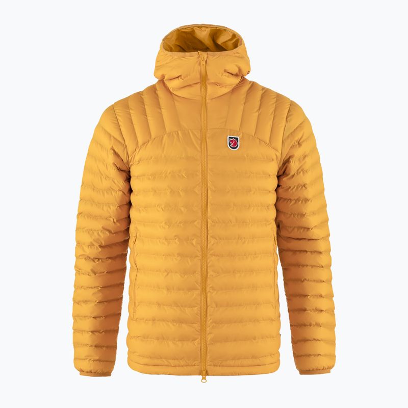 Geacă cu puf pentru bărbați Fjällräven Expedition Lätt Hoodie mustard yellow