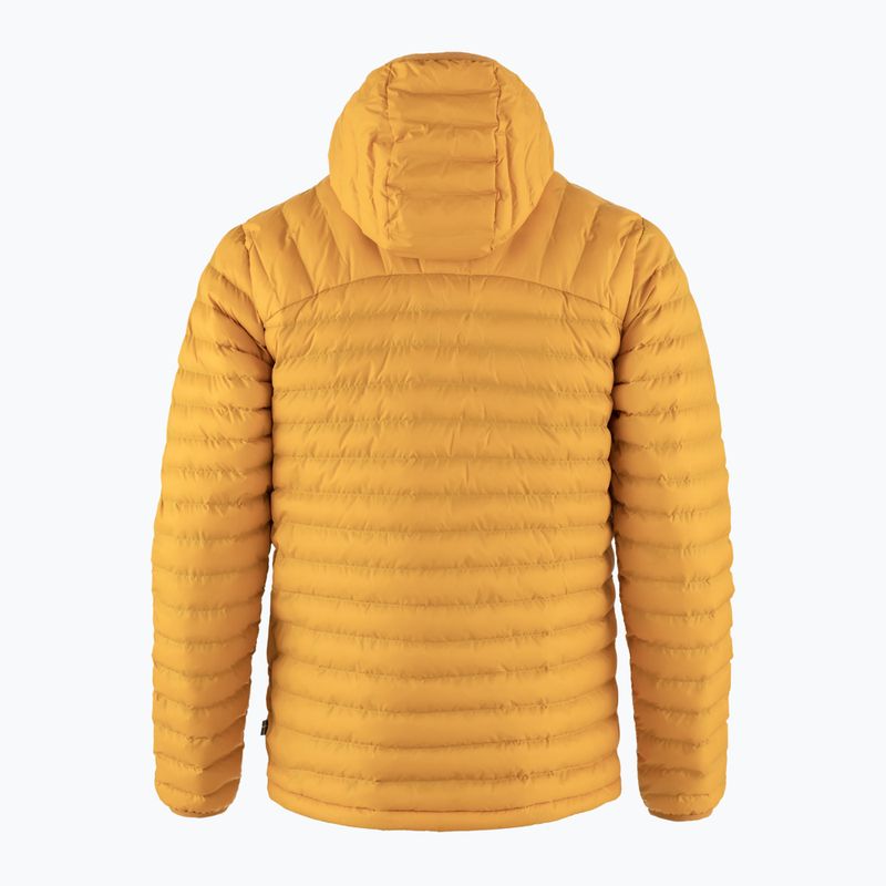 Geacă cu puf pentru bărbați Fjällräven Expedition Lätt Hoodie mustard yellow 2