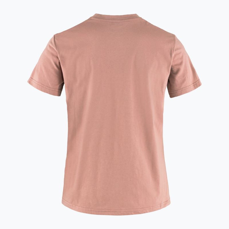 Tricou de trekking pentru femei Fjällräven Fox Boxy Logo dusty rose 2