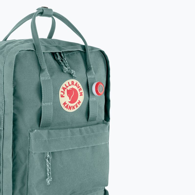 Rucsac de oraș Fjällräven Kånken Outlong 18 l frost green 3