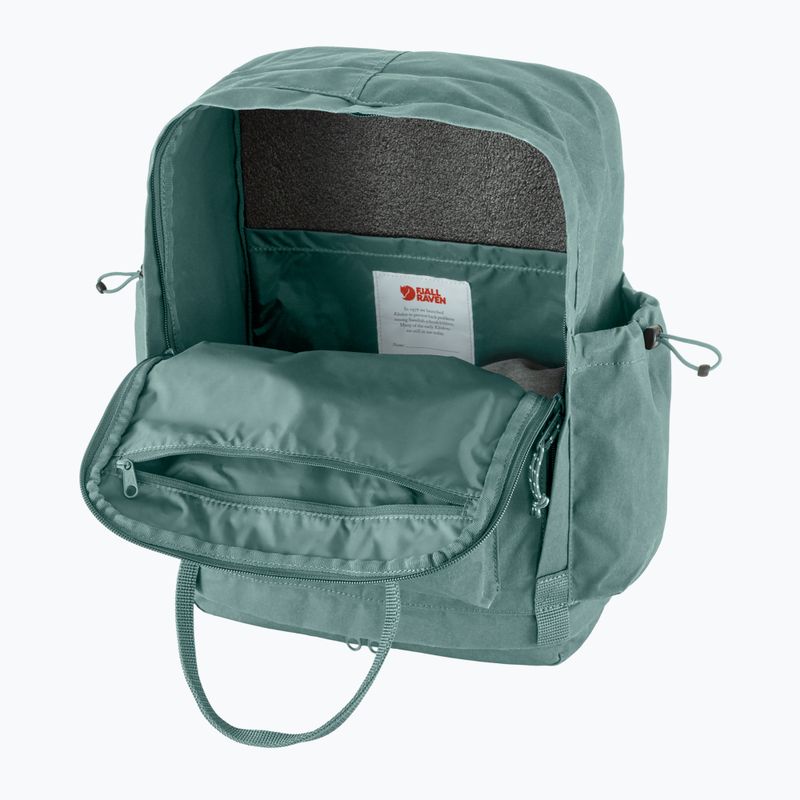 Rucsac de oraș Fjällräven Kånken Outlong 18 l frost green 4