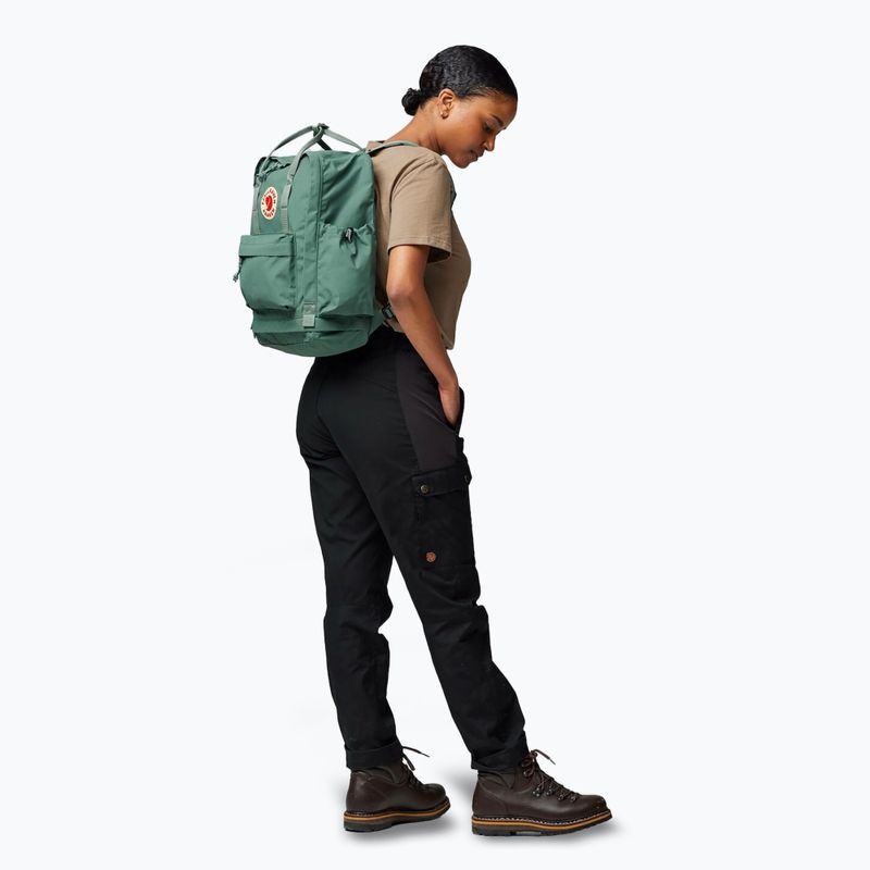 Rucsac de oraș Fjällräven Kånken Outlong 18 l frost green 7