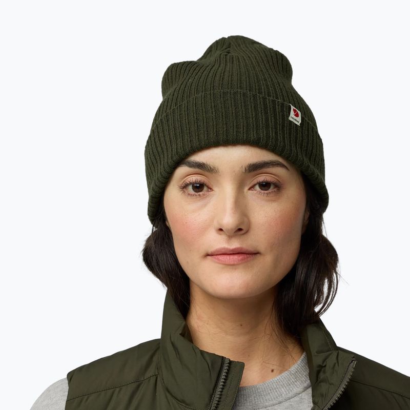 Căciulă de iarnă Fjällräven Rib Hat deep forest 4
