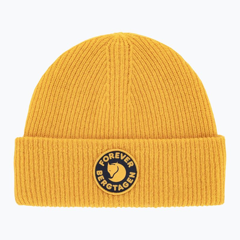Căciulă de iarnă Fjällräven Bergtagen Forever Wool mustard yellow 3