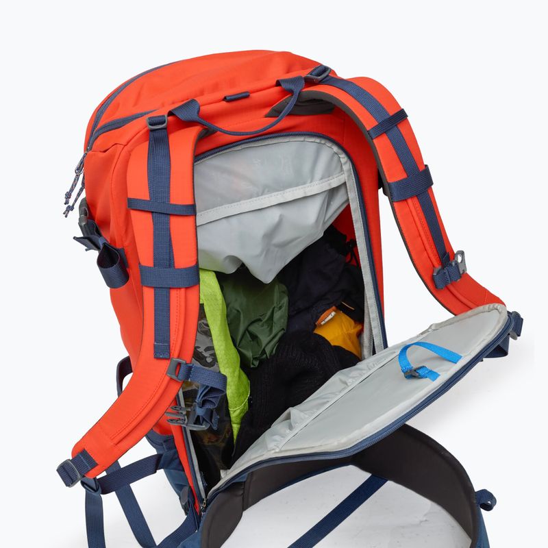 Rucsac de trekking Fjällräven Bergtagen Touring 30 l flame orange/mountain blue 12