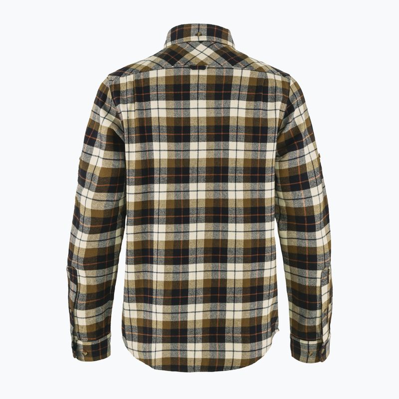 Cămașă pentru bărbați Fjällräven Singi Heavy Flannel chalk white/dark navy 2