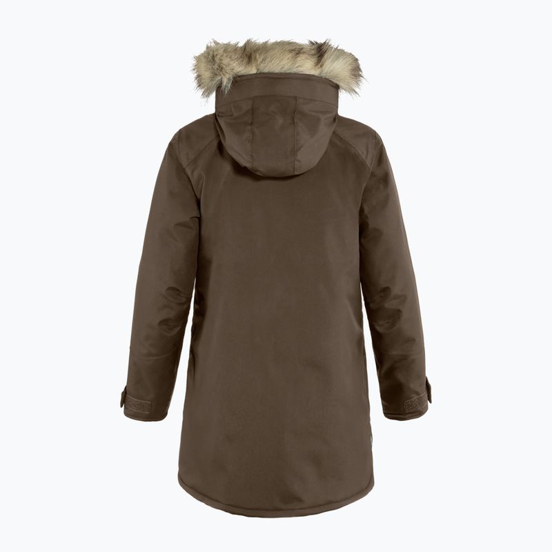Geacă călduroasă de damă Fjällräven Nuuk Parka dark oak 2