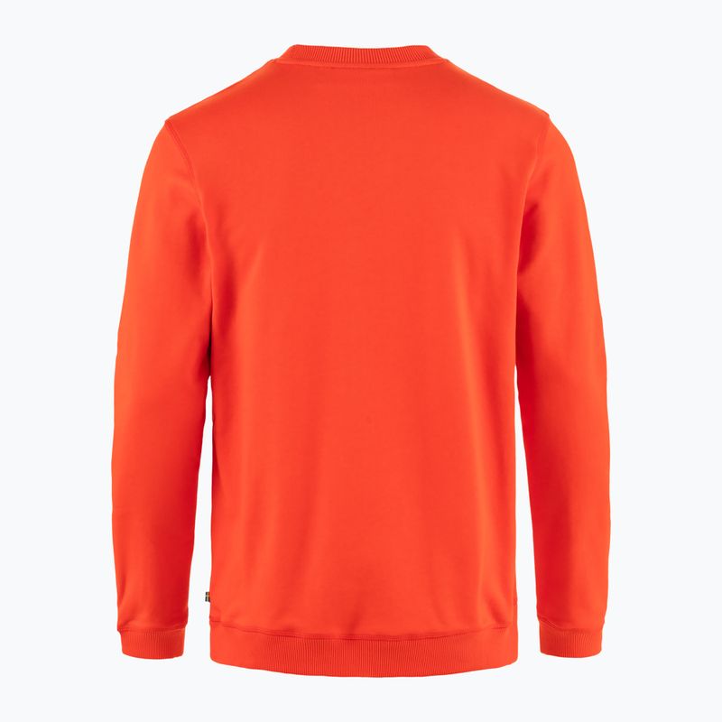 Bluză pentru bărbați Fjällräven 1960 Logo Badge Sweater flame orange 2