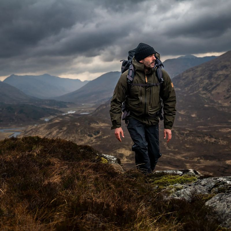 Geacă de vânt pentru bărbați Fjällräven Keb GTX deep forest 3