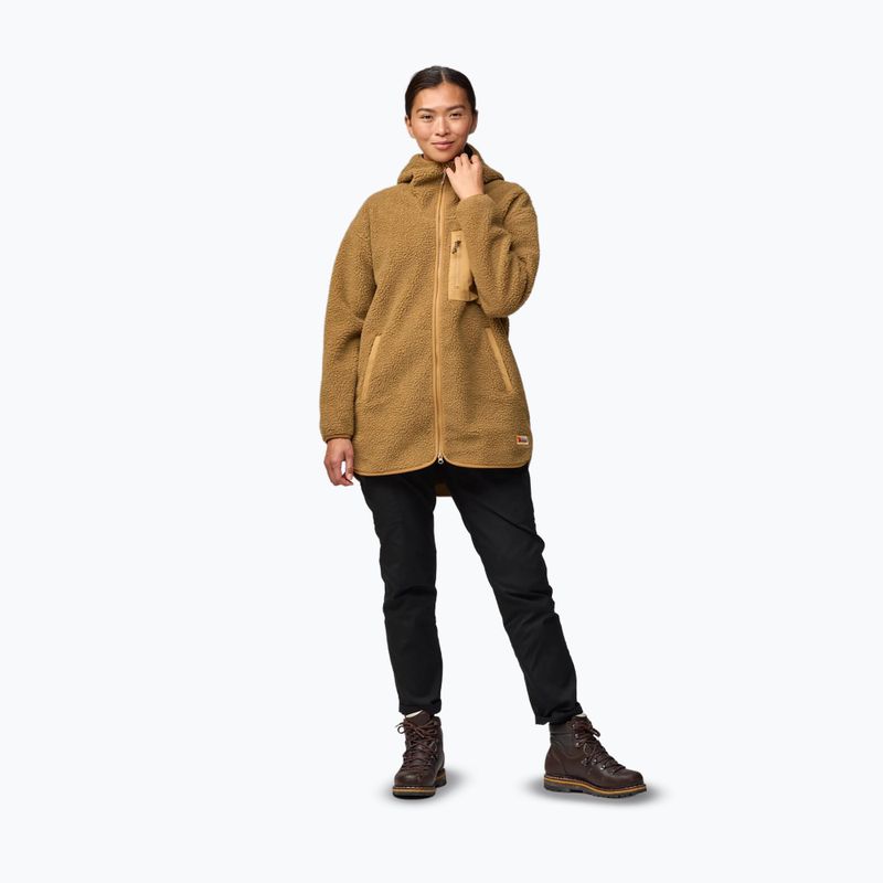 Bluză pentru femei Fjällräven Vardag Pile Fleece Long buckwheat brown 2