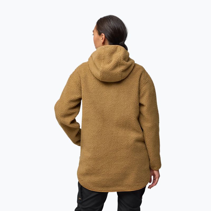 Bluză pentru femei Fjällräven Vardag Pile Fleece Long buckwheat brown 3