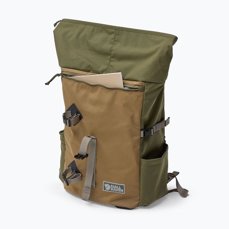 Rucsac de oraș Fjällräven Vardag Foldsack 25 l green/clay 4