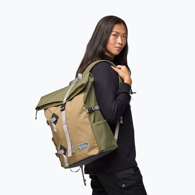 Rucsac de oraș Fjällräven Vardag Foldsack 25 l green/clay 11