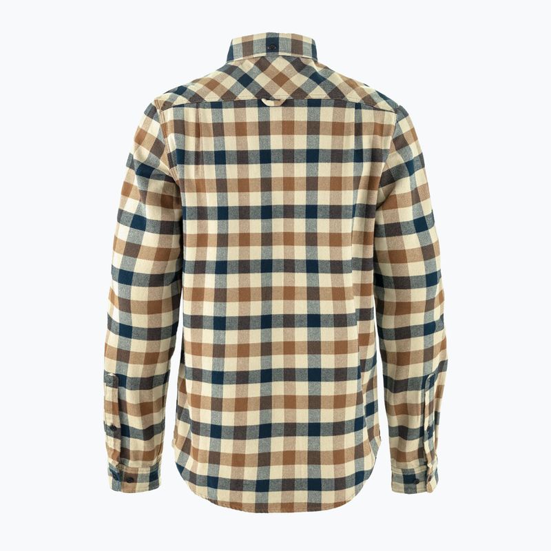 Cămașă pentru bărbați Fjällräven Skog Slim fossil/dark navy 2