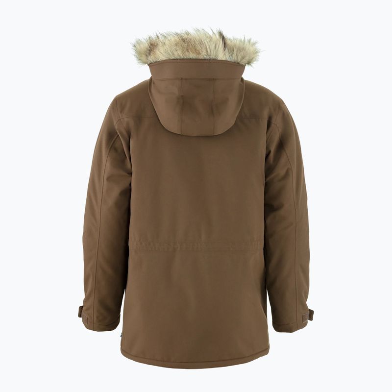Geacă de iarnă pentru bărbați Fjällräven Nuuk Parka dark oak 2