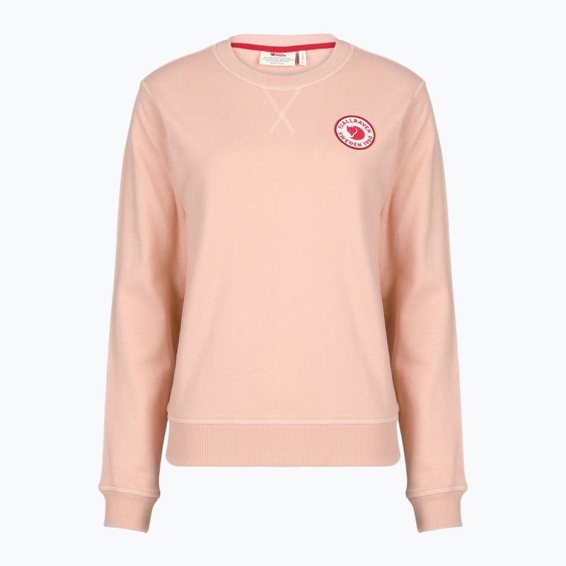 Bluză pentru bărbați Fjällräven 1960 Logo Badge Sweater chalk rose