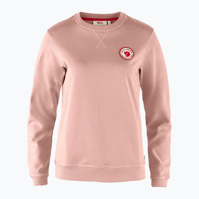 Bluză pentru bărbați Fjällräven 1960 Logo Badge Sweater chalk rose
