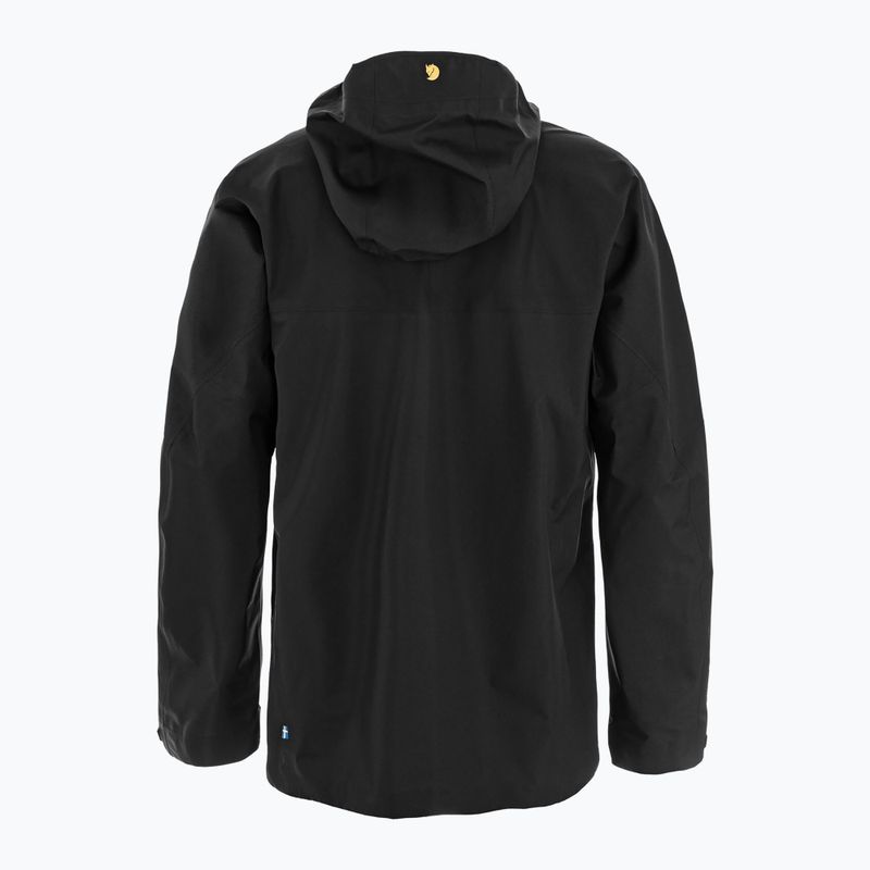 Geacă softshell pentru bărbați Fjällräven Bergtagen GTX Lite black 2